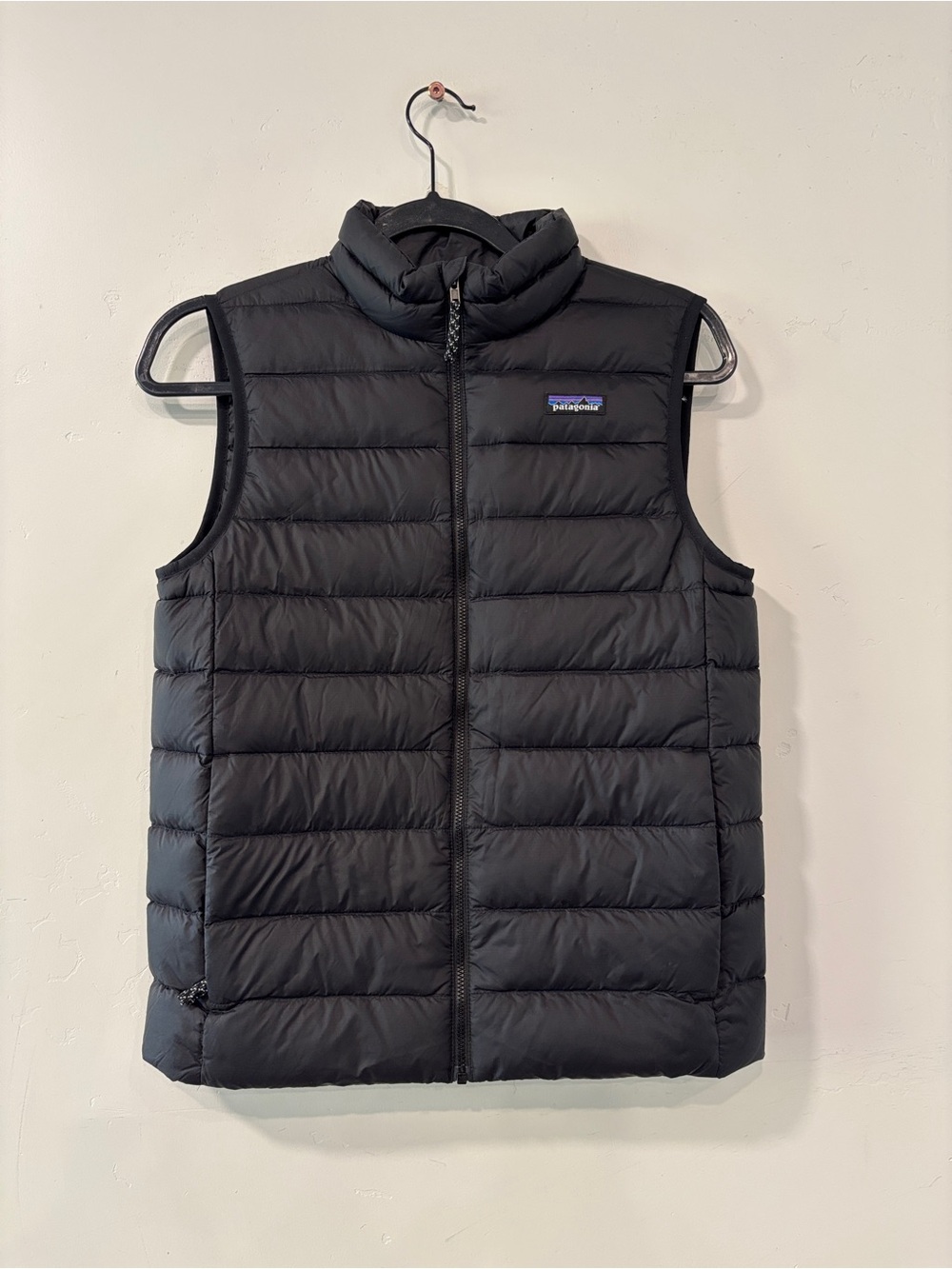 Patagonia Netplus Shells Black Puffer Vest Kids XL 14 Pockets